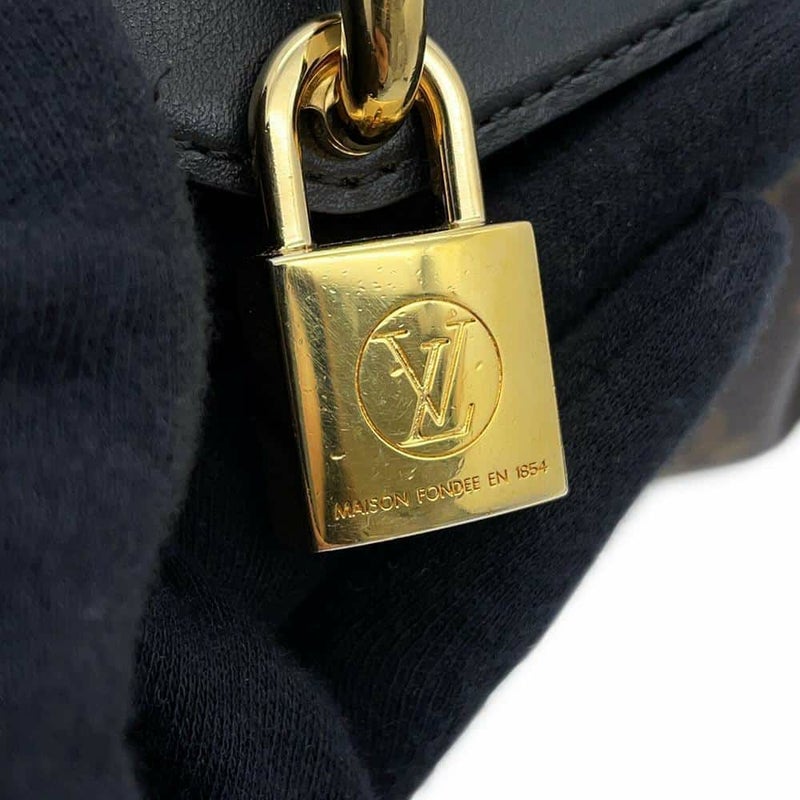 ルイヴィトン ショルダーバッグ モノグラム パドロック・オンストラップ M80559 LOUIS VUITTON 2way ブラック 黒