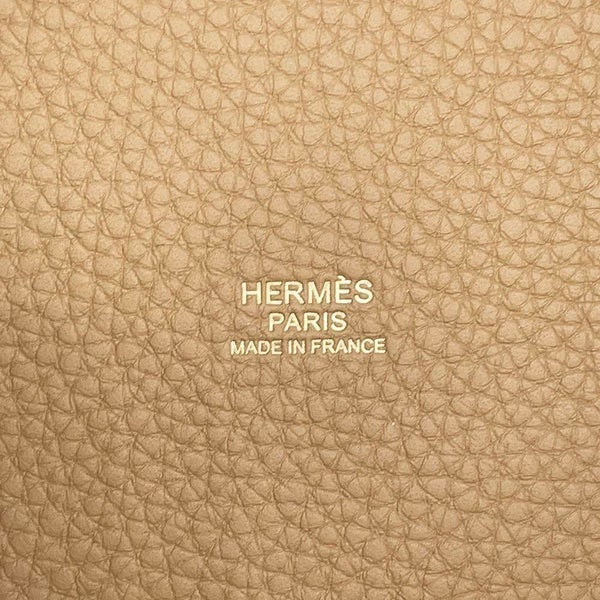 エルメス ハンドバッグ ピコタンロックPM ビスキュイ/ゴールド金具 トリヨンクレマンス W刻印