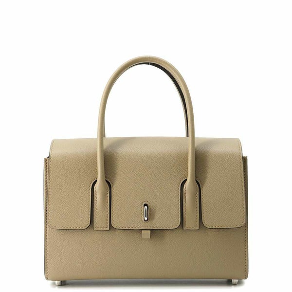 エルメス ハンドバッグ ニュードラッグII トレンチ/シルバー金具 エバーカラーK刻印