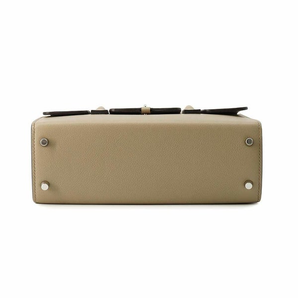 エルメス ハンドバッグ ニュードラッグII トレンチ/シルバー金具 エバーカラーK刻印