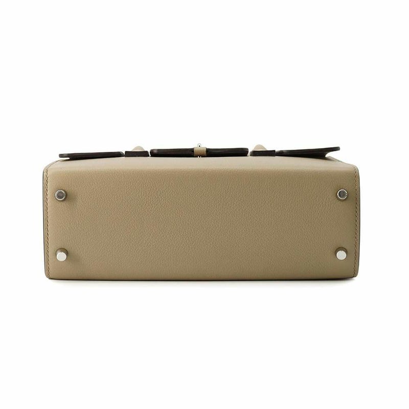 エルメス ハンドバッグ ニュードラッグII トレンチ/シルバー金具 エバーカラーK刻印