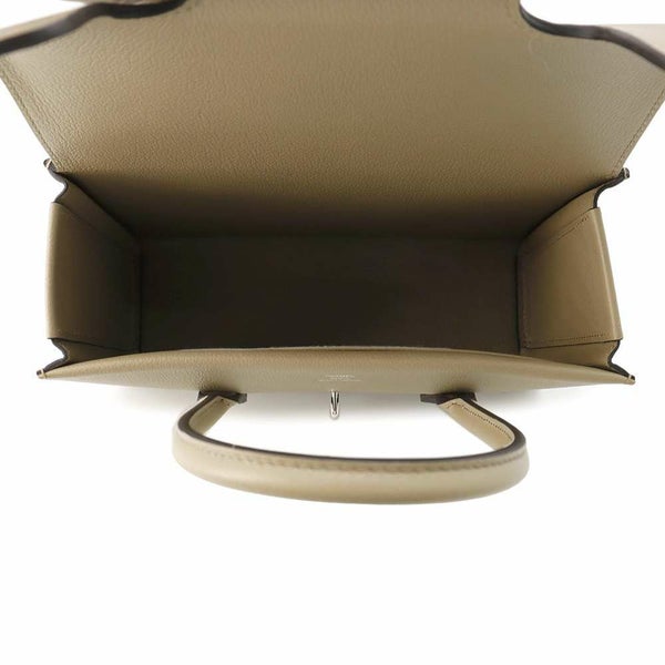 エルメス ハンドバッグ ニュードラッグII トレンチ/シルバー金具 エバーカラーK刻印