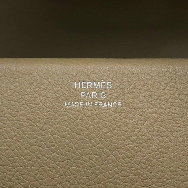 エルメス ハンドバッグ ニュードラッグII トレンチ/シルバー金具 エバーカラーK刻印