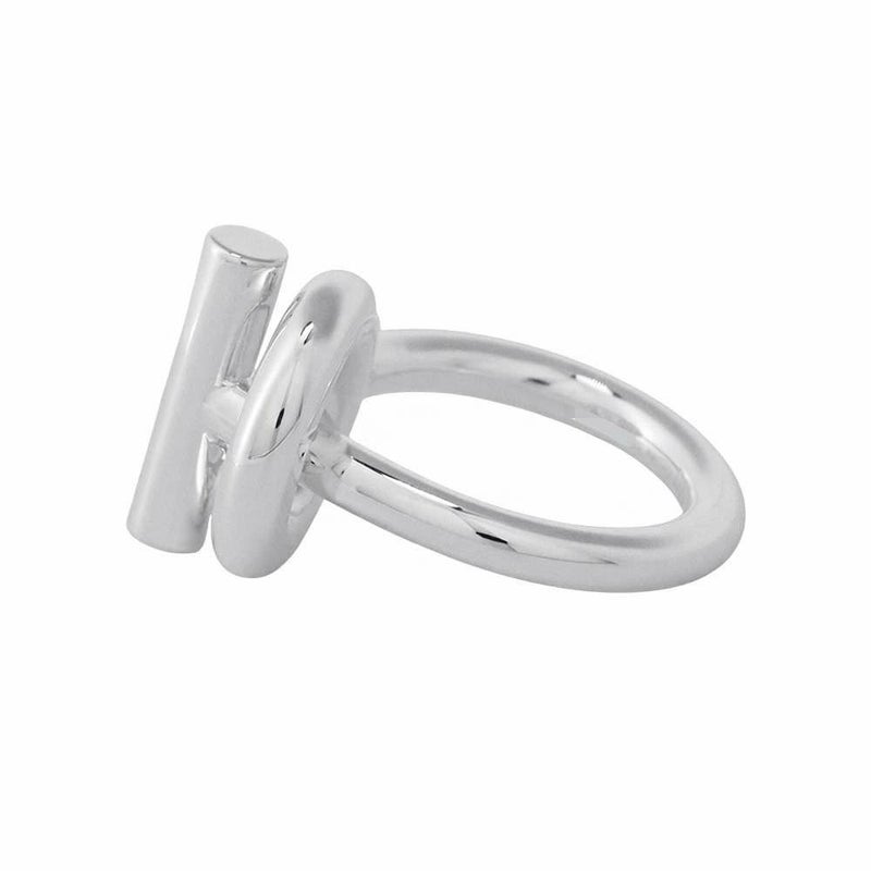 エルメス リング エシャペ MM SV925シルバー リングサイズ50 HERMES ジュエリー 指輪 Echapee