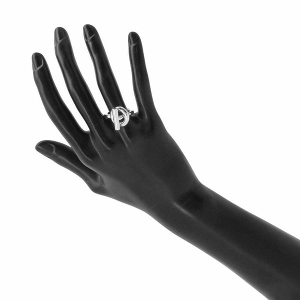 エルメス リング エシャペ MM SV925シルバー リングサイズ50 HERMES ジュエリー 指輪 Echapee