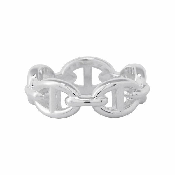 エルメス リング シェーヌダンクル アンシェネPM SV925シルバー リングサイズ54 HERMES 指輪 ジュエリー