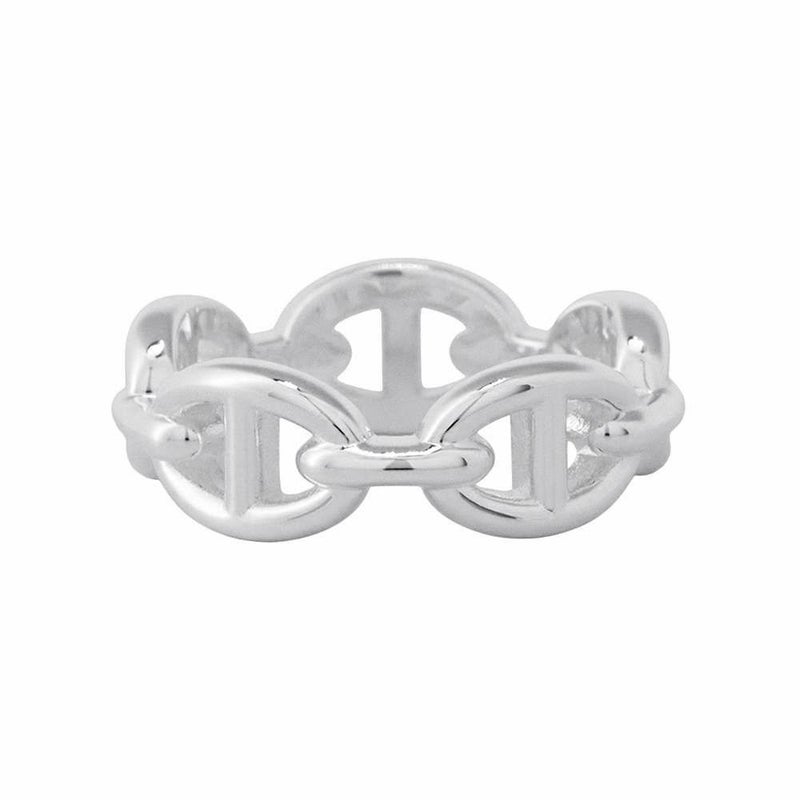 エルメス リング シェーヌダンクル アンシェネPM SV925シルバー リングサイズ54 HERMES 指輪 ジュエリー