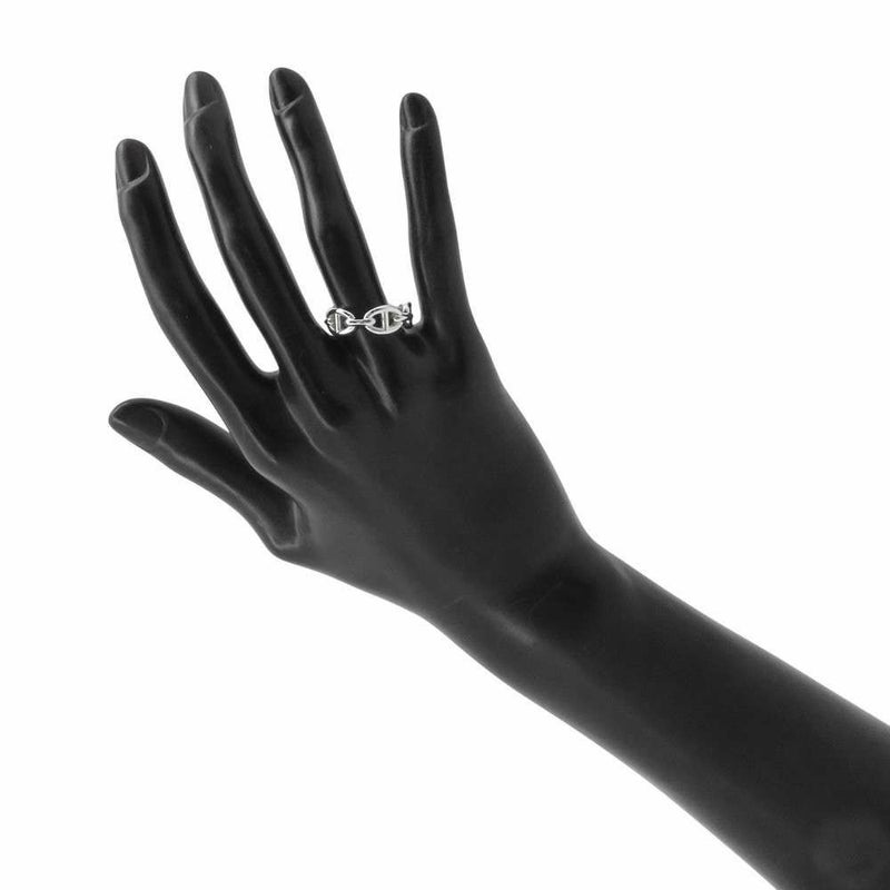 エルメス リング シェーヌダンクル アンシェネPM SV925シルバー リングサイズ54 HERMES 指輪 ジュエリー