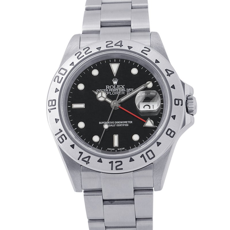 ロレックス エクスプローラー2 D番 16570 ROLEX 腕時計 黒文字盤