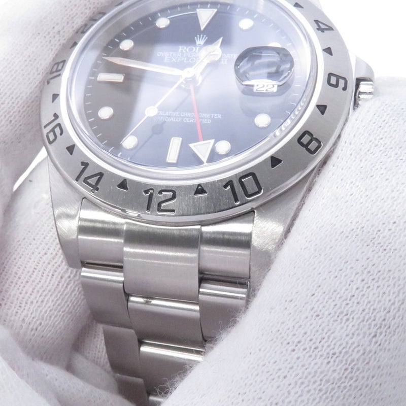 ロレックス エクスプローラー2 D番 16570 ROLEX 腕時計 黒文字盤