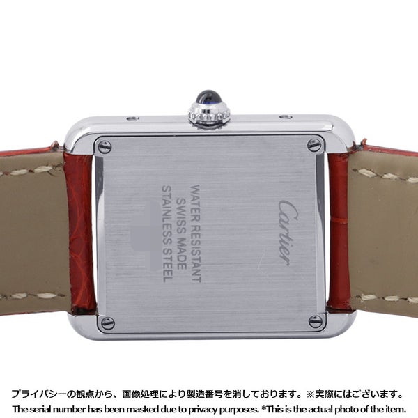 カルティエ タンク ソロ SM W5200000 Cartier 腕時計 ウォッチ レディース シャンパンピンク文字盤