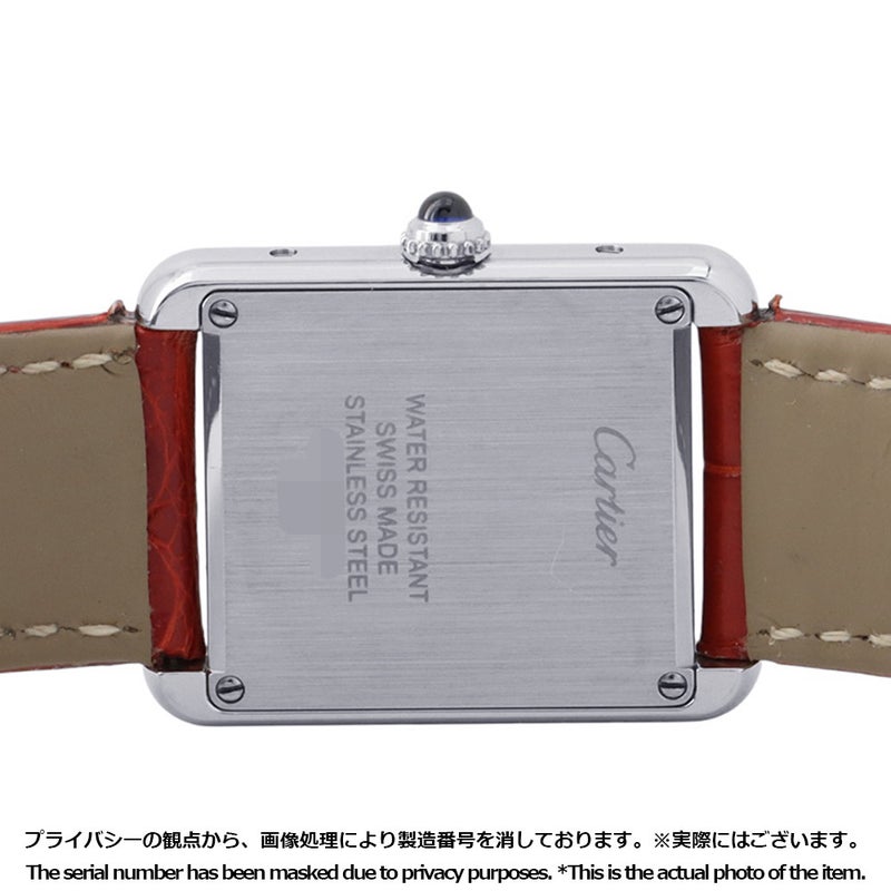 カルティエ タンク ソロ SM W5200000 Cartier 腕時計 ウォッチ レディース シャンパンピンク文字盤