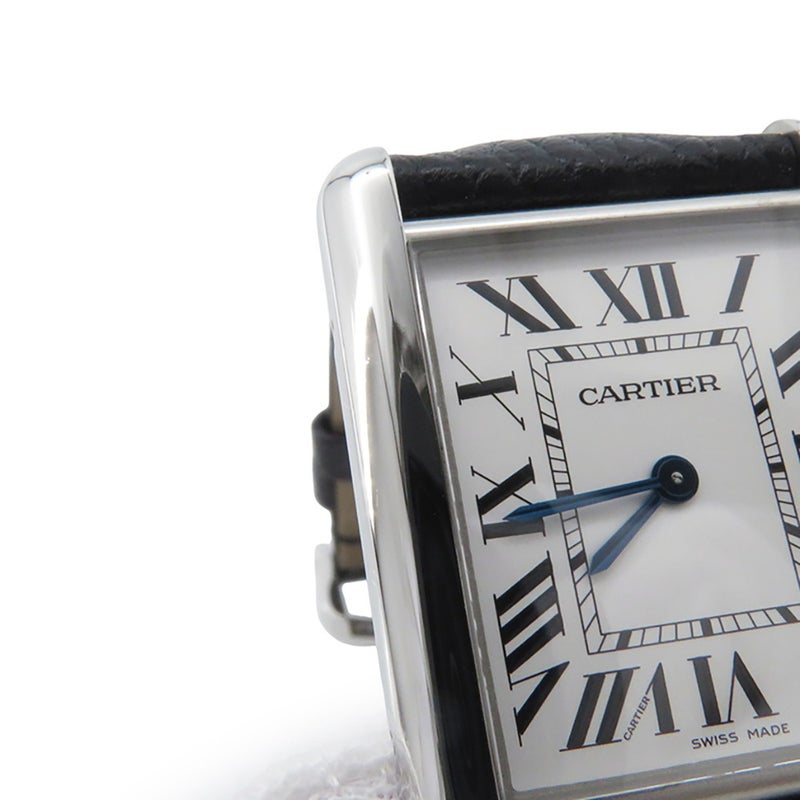 カルティエ タンク マスト ドゥ カルティエ ウォッチ LM WSTA0041 Cartier 腕時計 シルバー文字盤