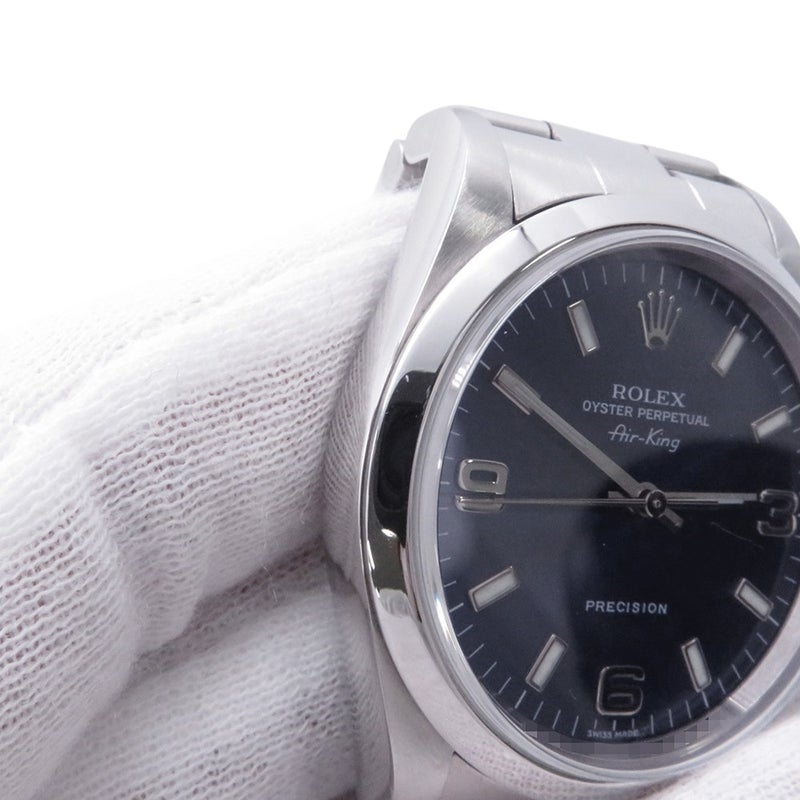 ロレックス エアキング Y番 14000M ROLEX 腕時計 ウォッチ ブルー文字盤
