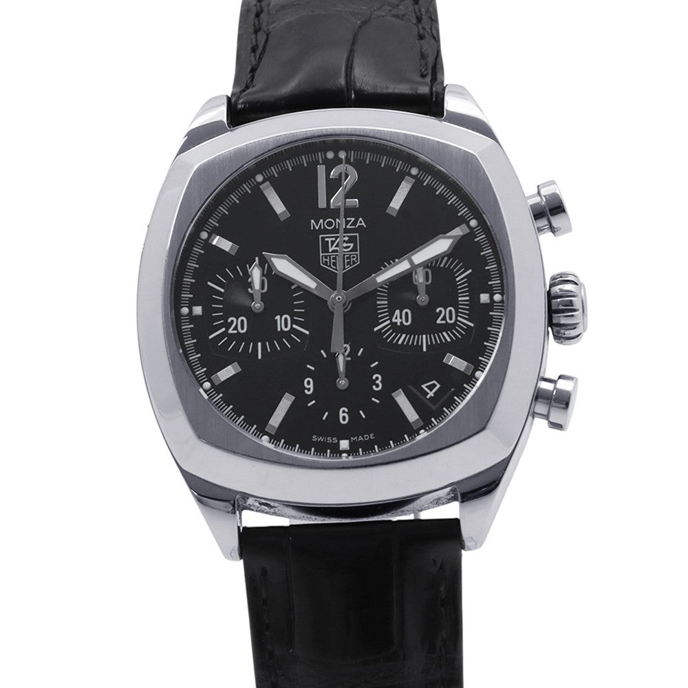 タグホイヤー モンツァ クロノグラフ CR2113-0 TAG Heuer 腕時計 ウォッチ 黒文字盤 タグホイヤー モンツァ クロノグラフ CR2113-0 TAG Heuer 腕時計