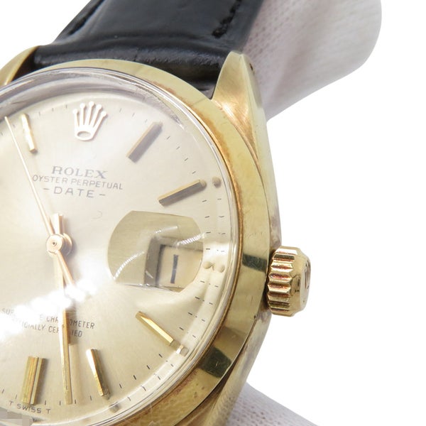 ロレックス オイスターパーペチュアル デイト 29番 1550 ROLEX 腕時計 シャンパン文字盤 ヴィンテージ