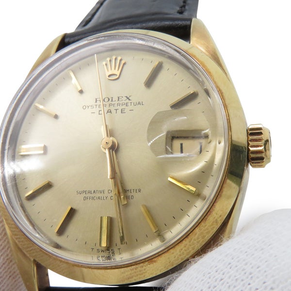 ロレックス オイスターパーペチュアル デイト 29番 1550 ROLEX 腕時計 シャンパン文字盤 ヴィンテージ