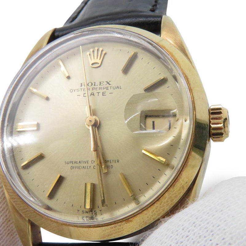 ロレックス オイスターパーペチュアル デイト 29番 1550 ROLEX 腕時計 シャンパン文字盤 ヴィンテージ
