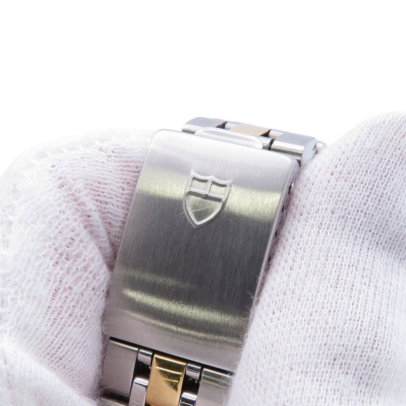 チュードル プリンスデイト SS/K18YG イエローゴールド 74033 B番 TUDOR 腕時計 チューダー 黒文字盤