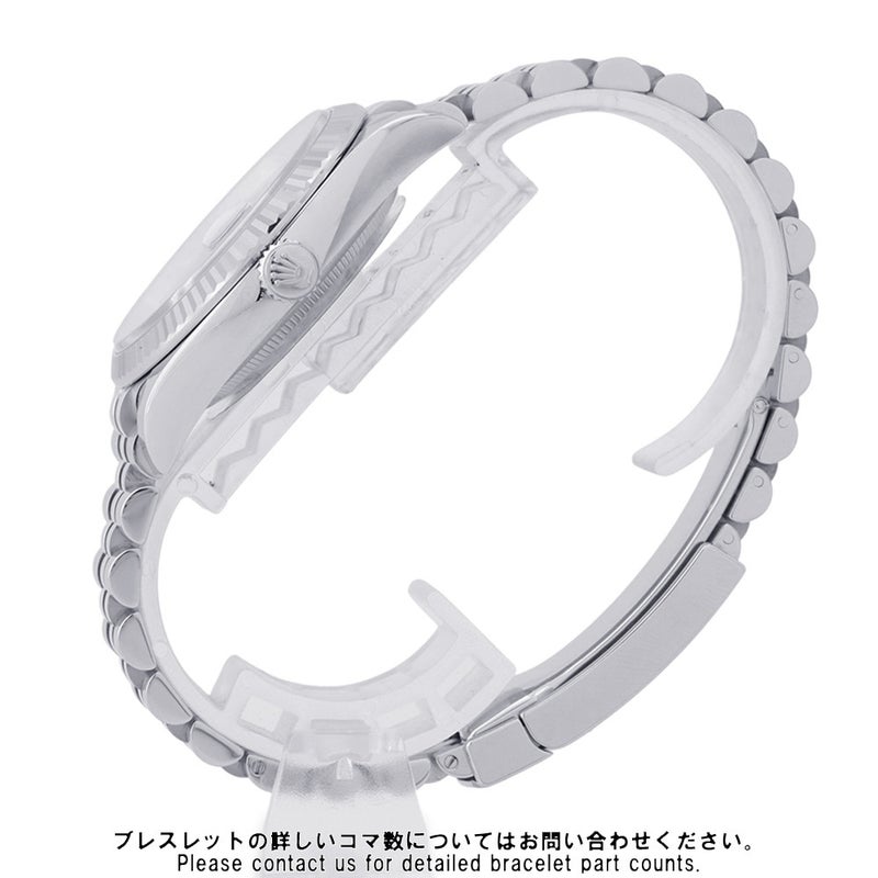 ロレックス デイトジャスト36 SS/K18WG ランダムシリアル ルーレット 126234 ROLEX 腕時計 スレート文字盤 ローマン