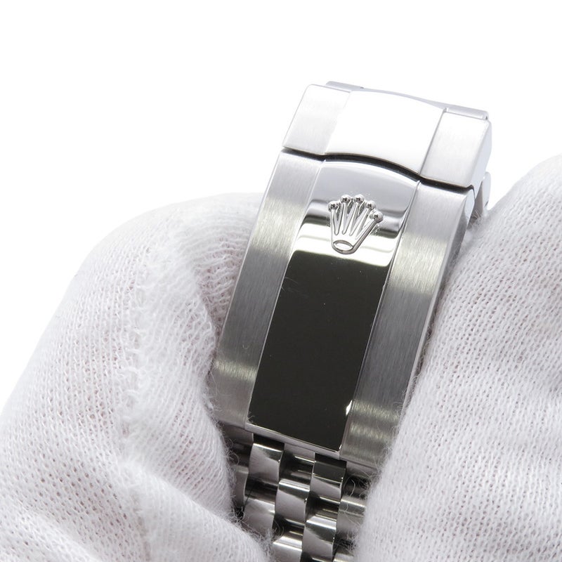 ロレックス デイトジャスト36 SS/K18WG ランダムシリアル ルーレット 126234 ROLEX 腕時計 スレート文字盤 ローマン