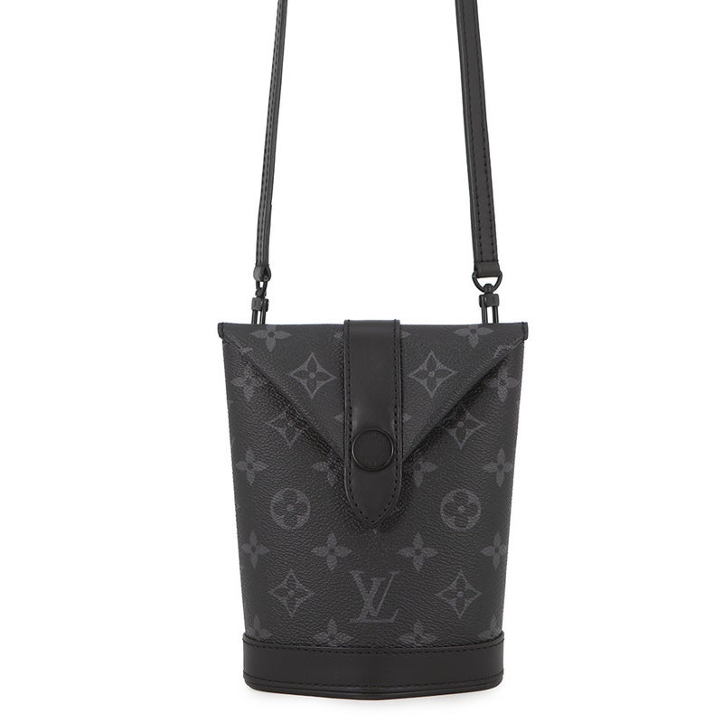 ルイヴィトン ショルダーバッグ モノグラム・エクリプス エンベロップ・ポーチ M11613 LOUIS VUITTON 黒 ブラック