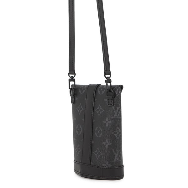 ルイヴィトン ショルダーバッグ モノグラム・エクリプス エンベロップ・ポーチ M11613 LOUIS VUITTON 黒 ブラック