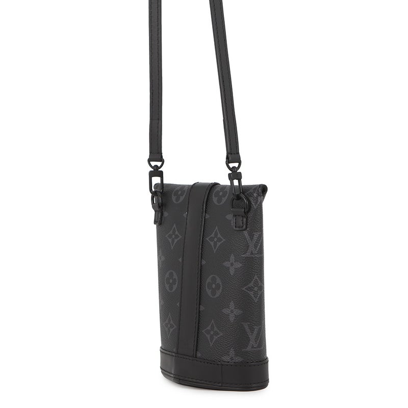 ルイヴィトン ショルダーバッグ モノグラム・エクリプス エンベロップ・ポーチ M11613 LOUIS VUITTON 黒 ブラック