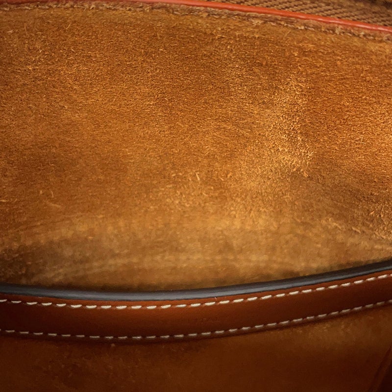 セリーヌ ハンドバッグ キュイルトリオンフ スモール ボストン スムースカーフレザー 113773 CELINE 2way ブラウン
