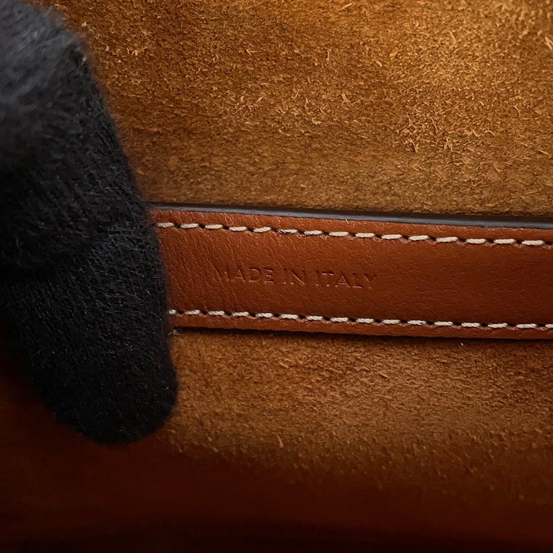 セリーヌ ハンドバッグ キュイルトリオンフ スモール ボストン スムースカーフレザー 113773 CELINE 2way ブラウン