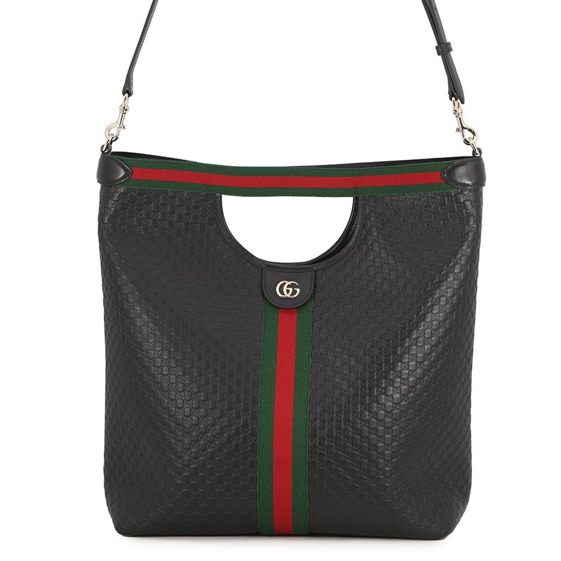 グッチ トートバッグ オフィディア マイクログッチシマ ジリオ ラージトート 日本限定 865452 GUCCI 2way 黒