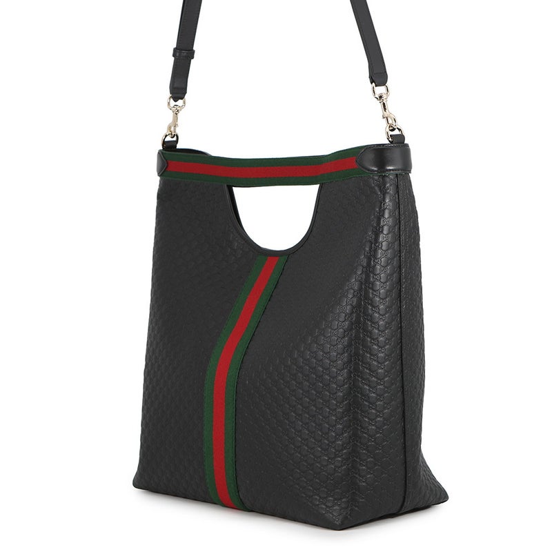 グッチ トートバッグ オフィディア マイクログッチシマ ジリオ ラージトート 日本限定 865452 GUCCI 2way 黒