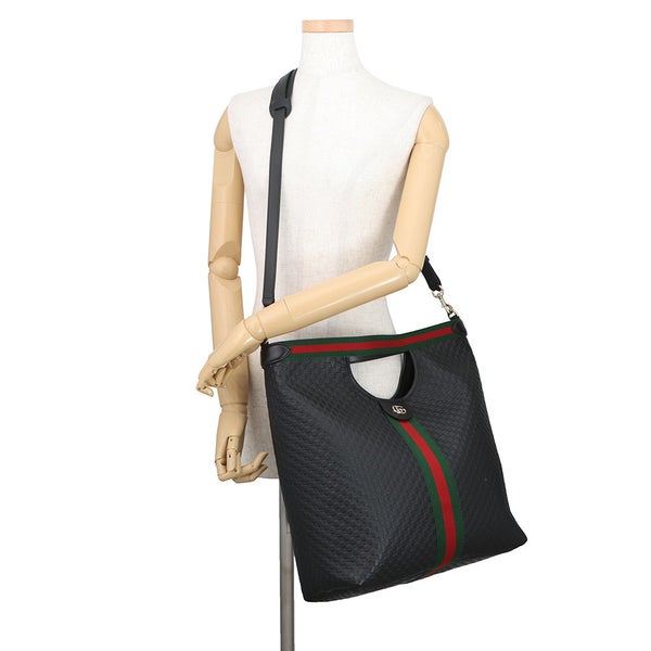 グッチ トートバッグ オフィディア マイクログッチシマ ジリオ ラージトート 日本限定 865452 GUCCI 2way 黒