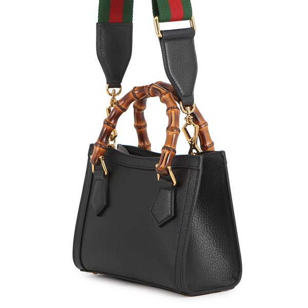 グッチ ハンドバッグ ダイアナ バンブー スモール レザー 702732 GUCCI 2way 黒