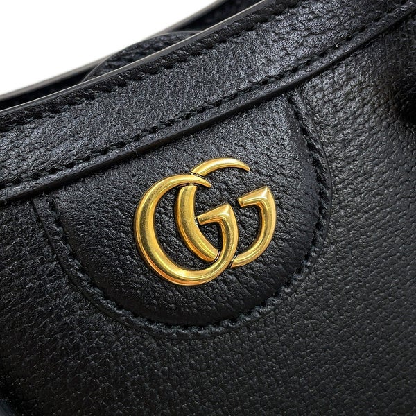 グッチ ハンドバッグ ダイアナ バンブー スモール レザー 702732 GUCCI 2way 黒