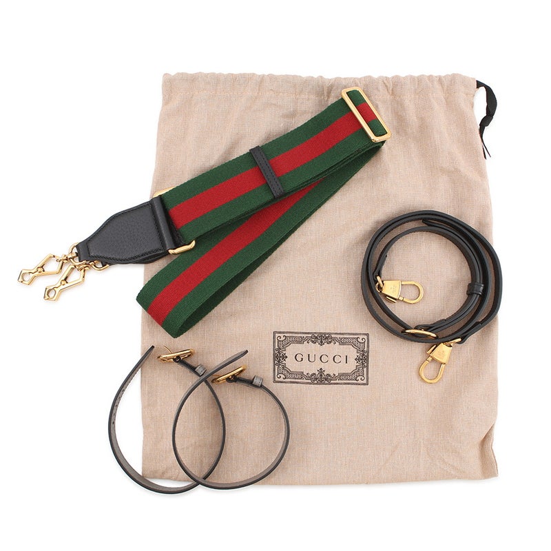 グッチ ハンドバッグ ダイアナ バンブー スモール レザー 702732 GUCCI 2way 黒