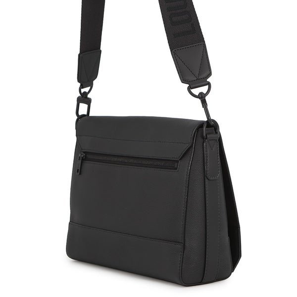 ルイヴィトン ショルダーバッグ グレインレザー テイクオフ・メッセンジャー M57080 LOUIS VUITTON ヴィトン 黒 ブラック