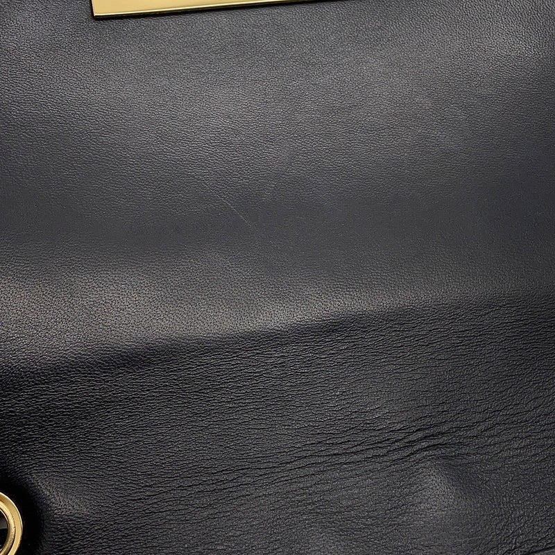 シャネル チェーンショルダーバッグ マトラッセ ココマーク ココロック ダブルチェーン CHANEL 黒
