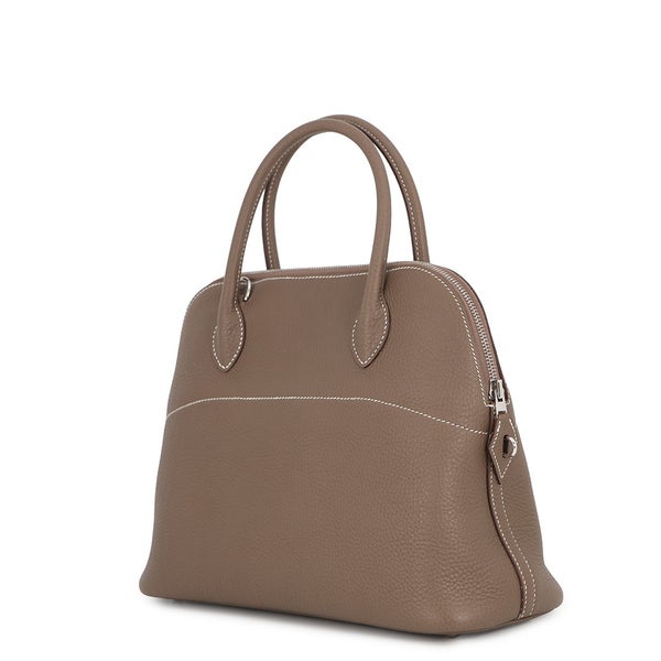 エルメス ハンドバッグ ボリード31 エトゥープ/シルバー金具 トリヨンクレマンス Z刻印 HERMES Bolide 2wayショルダーバッグ