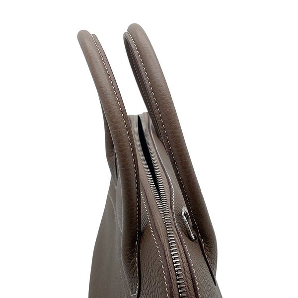 エルメス ハンドバッグ ボリード31 エトゥープ/シルバー金具 トリヨンクレマンス Z刻印 HERMES Bolide 2wayショルダーバッグ