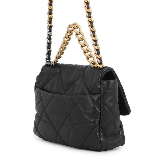 シャネル チェーンショルダーバッグ CHANEL19 ラージ ラムスキン AS1161 CHANEL 2way 黒