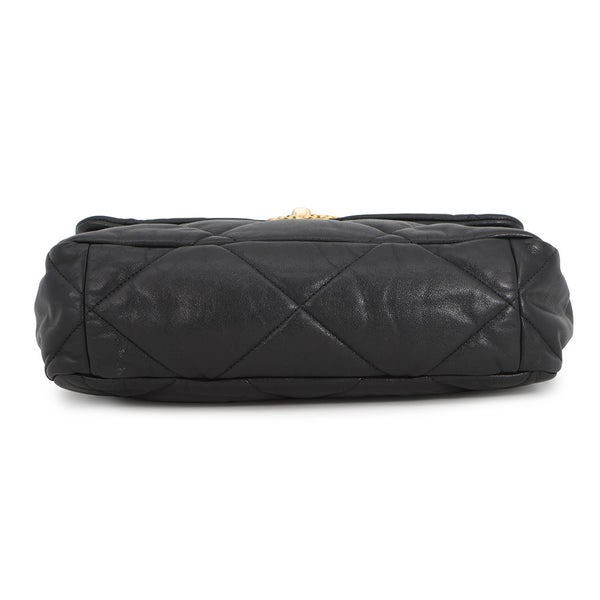 シャネル チェーンショルダーバッグ CHANEL19 ラージ ラムスキン AS1161 CHANEL 2way 黒