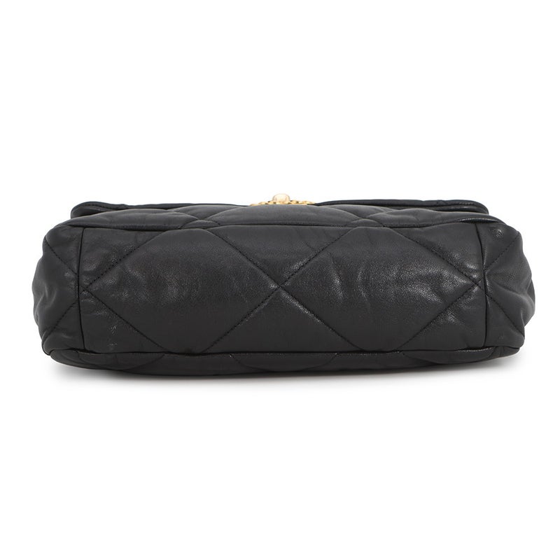 シャネル チェーンショルダーバッグ CHANEL19 ラージ ラムスキン AS1161 CHANEL 2way 黒