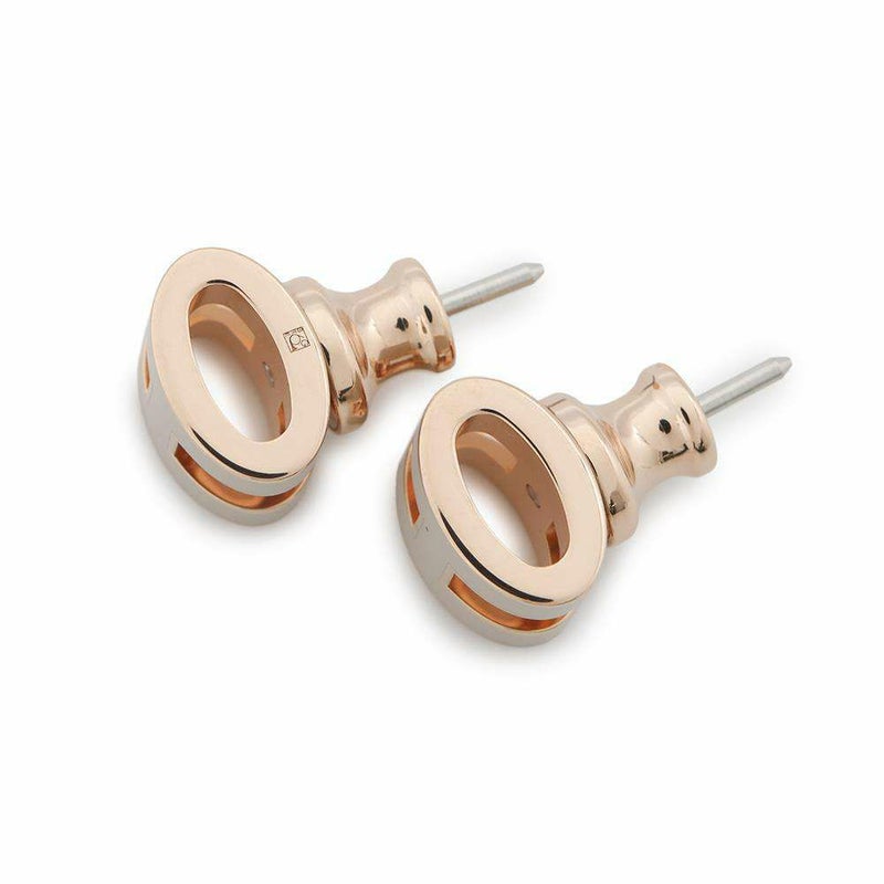 エルメス ピアス ミニ・ポップアッシュ マロングラッセ/ピンクゴールド金具 Hモチーフ HERMES Pop H ポップH