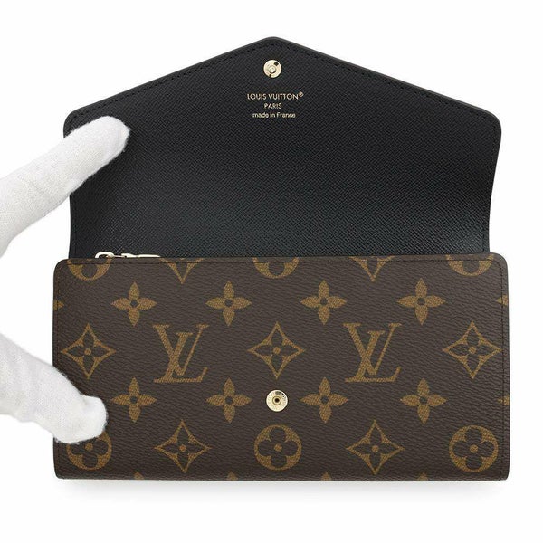 ルイヴィトン 長財布 モノグラム・ジャイアント モノグラム・リバース ポルトフォイユ・サラ M80726 ブラック 黒