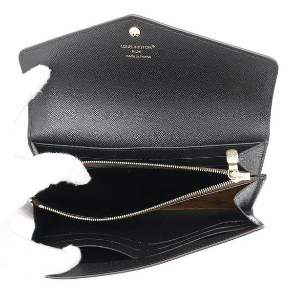 ルイヴィトン 長財布 モノグラム・ジャイアント モノグラム・リバース ポルトフォイユ・サラ M80726 ブラック 黒