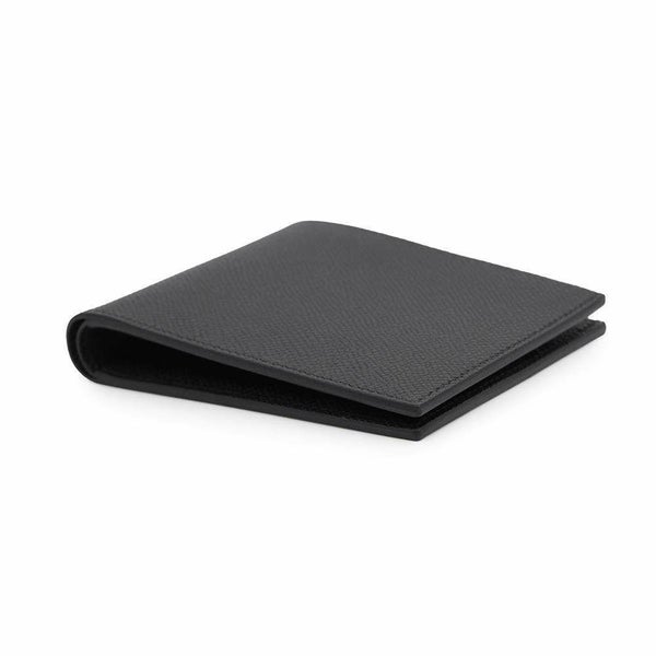 エルメス 二つ折り財布 シチズンツイル コンパクト ブラック エプソン B刻印 HERMES 財布 メンズ 黒