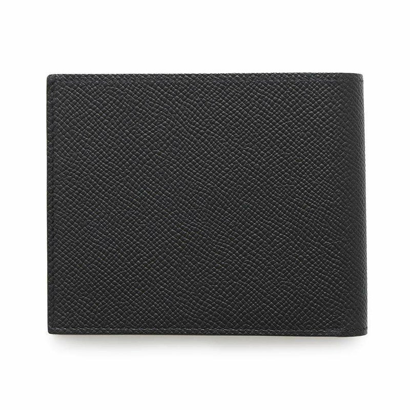 エルメス 二つ折り財布 シチズンツイル コンパクト ブラック エプソン B刻印 HERMES 財布 メンズ 黒