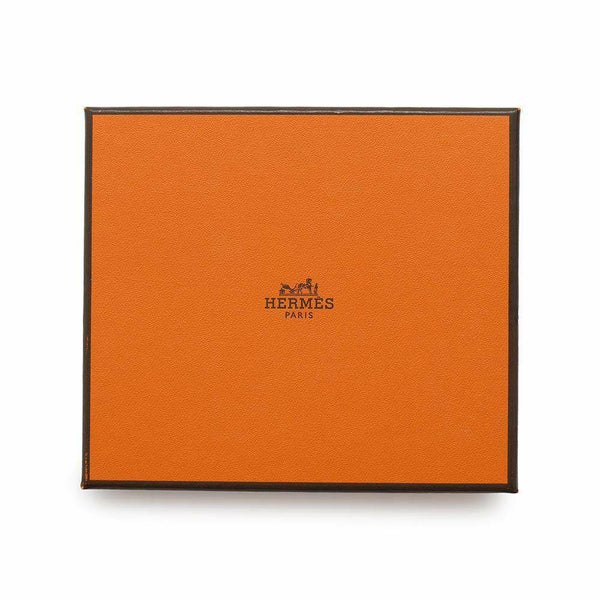 エルメス 二つ折り財布 シチズンツイル コンパクト ブラック エプソン B刻印 HERMES 財布 メンズ 黒