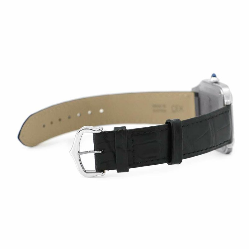 カルティエ サントス デュモン LM WSSA0046 Cartier 腕時計 黒文字盤 手巻き